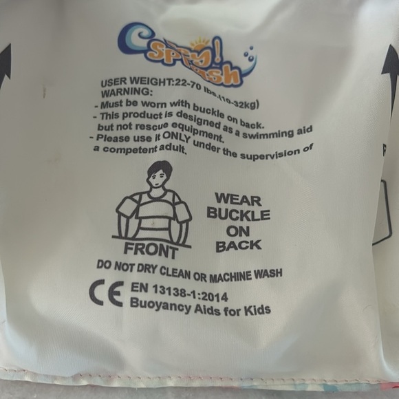 Pink whale Kids Swim puddle jumper - Picture 5 of 8